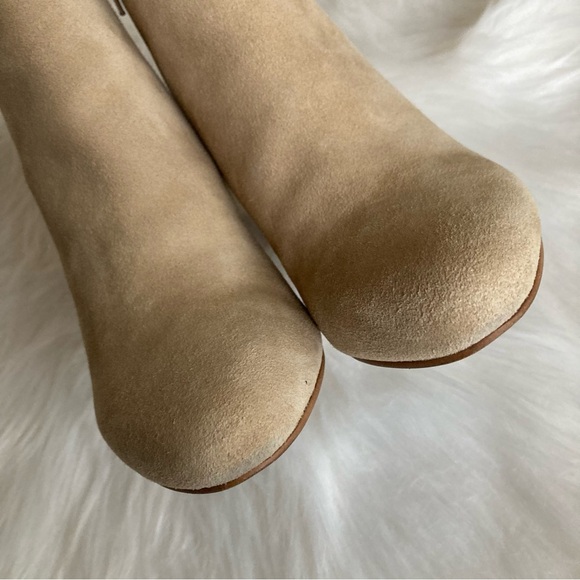 🤍 nwt | lucky brand | nude suede booties - Picture 5 of 11